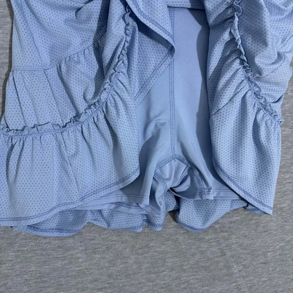 Lucky In Love Women's Size Medium Purple Pull On Tennis Skort